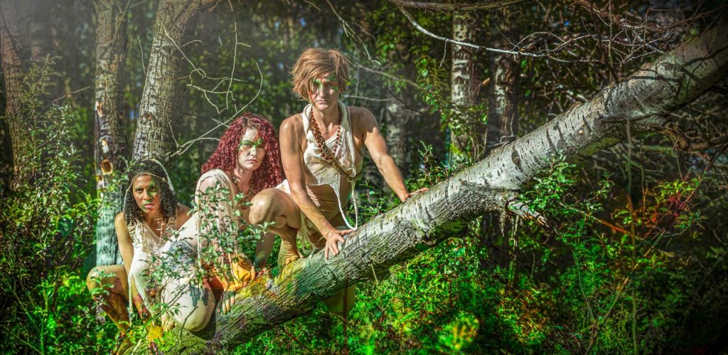 The Journey: Free Flow Dance Gala. Photo by Ken Greenhorn with dancers Alba Nee, Rachel Saufert and Kyle Syverson.